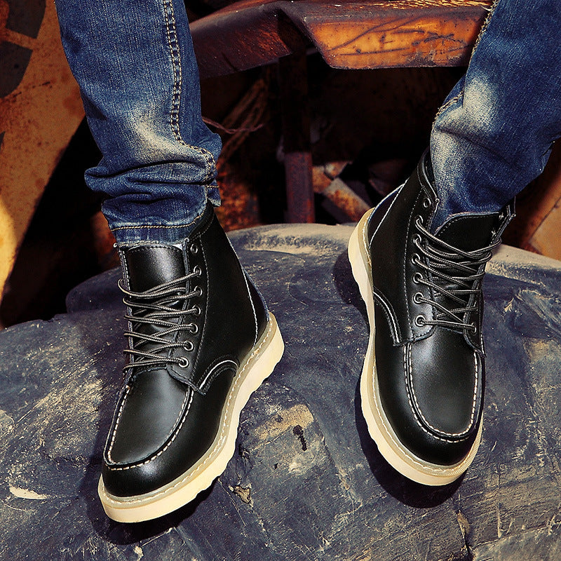 JSHUB Heritage Work Boots Uomo in Pelle