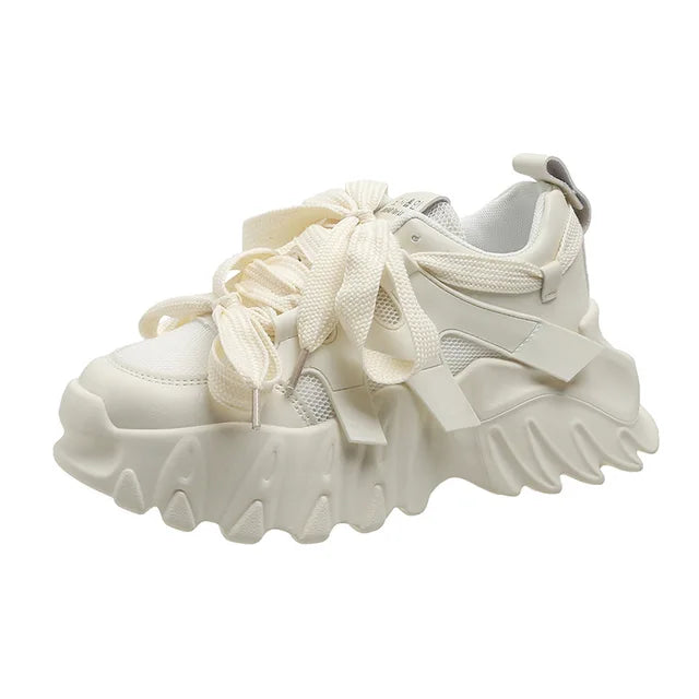 Sneakers Piattaforma Donna – Scarpe Casual Leggere e Traspiranti con Mesh