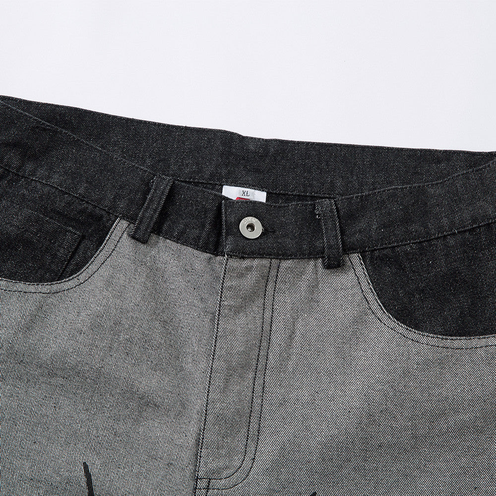 Jeans Street Design con Stampa Totem Thorns