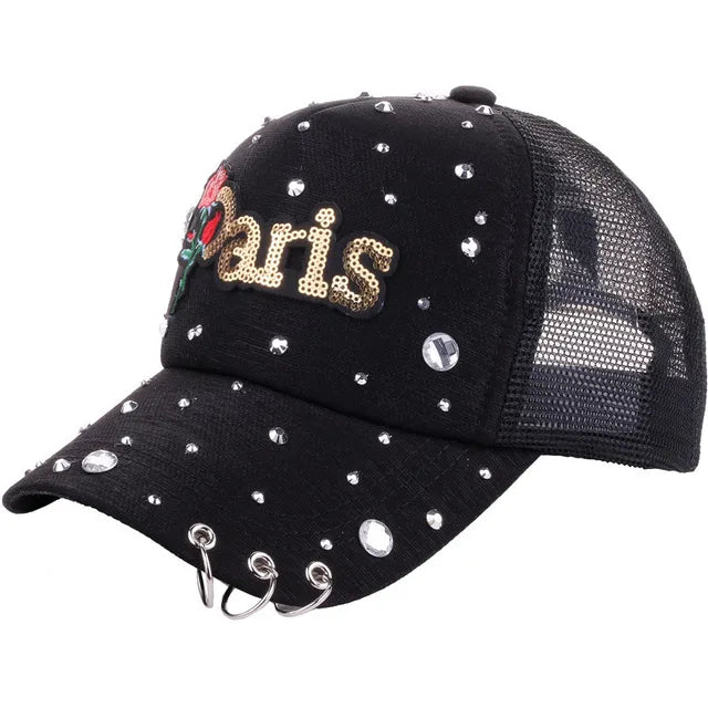 Cappello Baseball Moda Rosa Streetwear