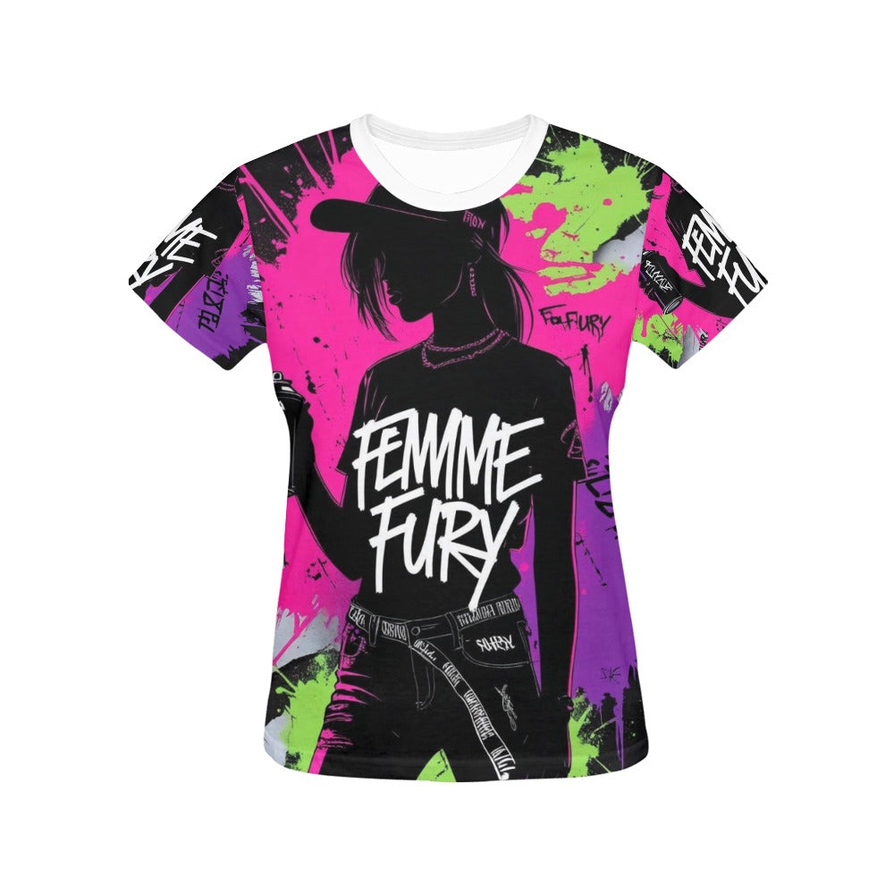 T-shirt donna FEMME FURY - Streetwear