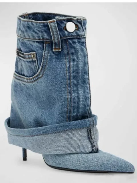 Stivaletti Denim High Heel Storm