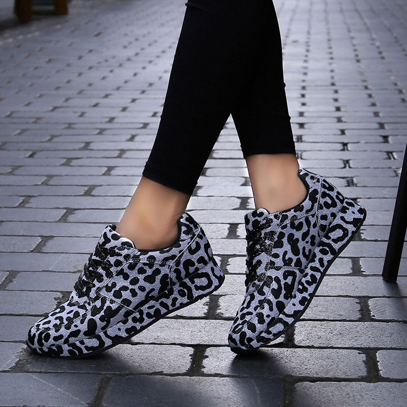 Sneakers Donna Urban Wild – Leopard Print Low Top