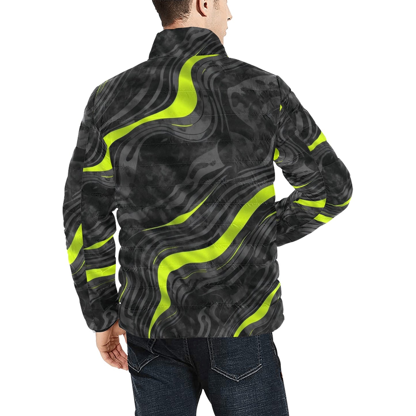 Bomber Trapuntato Neon Drift Uomo Edizione Limitata Streetwear JSHub