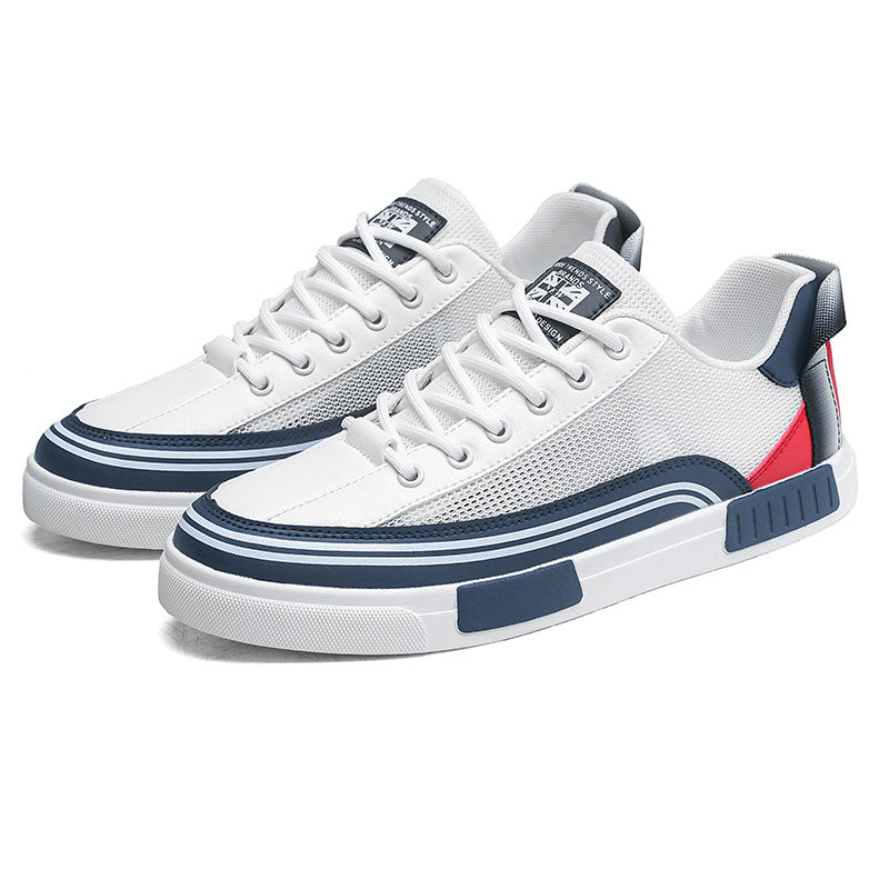 Scarpe Uomo Streetwear Sneakers Low Top in Mesh Traspirante