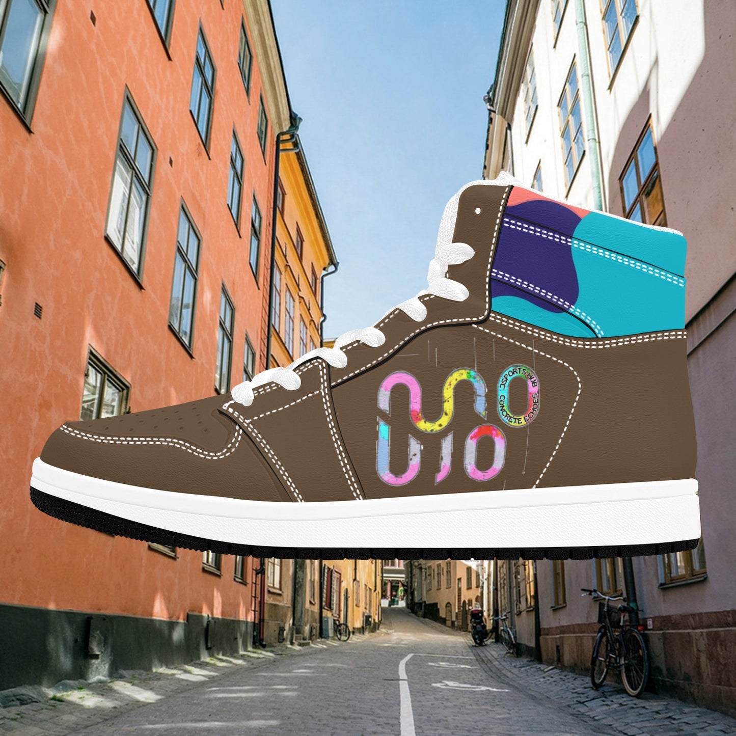 Sneakers Alte Uomo Concrete Echoes – Caffè Drop