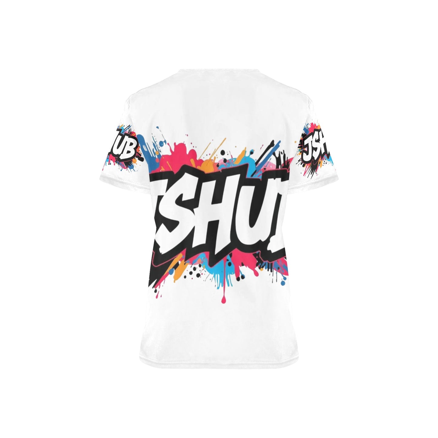 T-shirt Scrub Unisex JSHub Logo Multicolor All-Over – Urban Style 2025