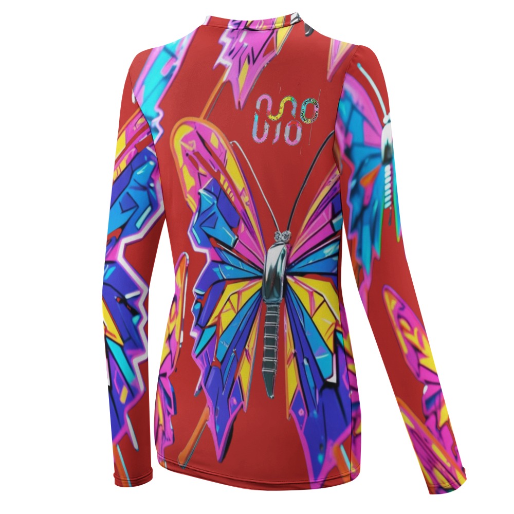 Maglietta donna Wings of Noise maniche lunghe protezione UV – 10 varianti colore