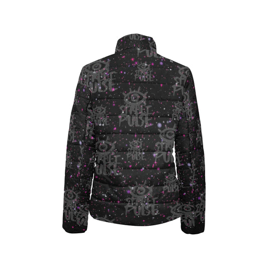 Giacca imbottita donna JS Street Pulse nera colletto rialzato