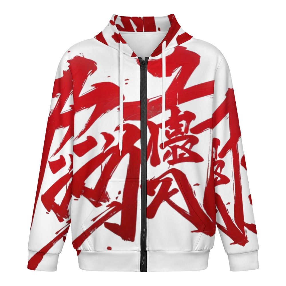 Felpa JSPORTS Momo M05 – Bianco Aurora e Rosso Sfumato