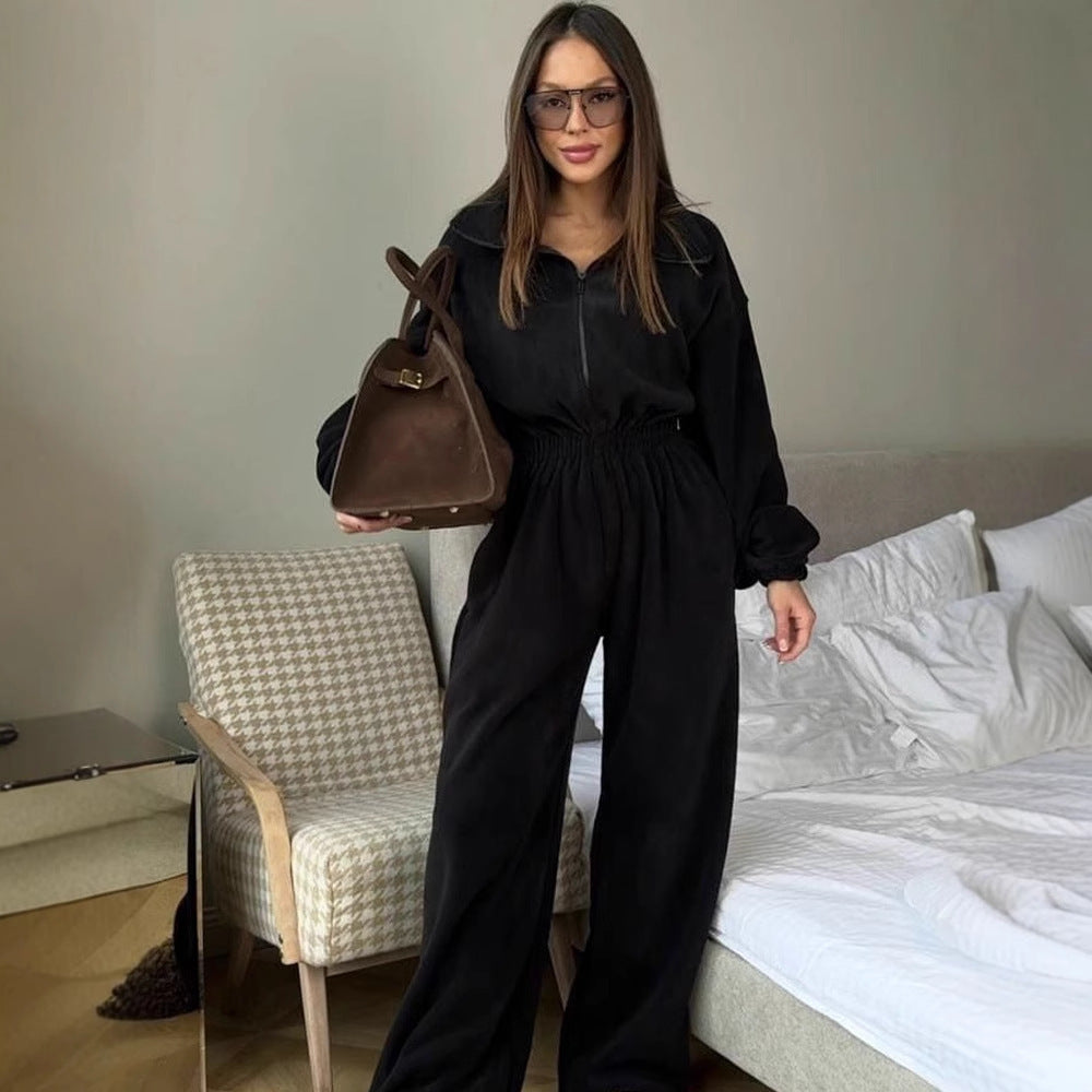 Tuta Cozy Zip Essential Donna