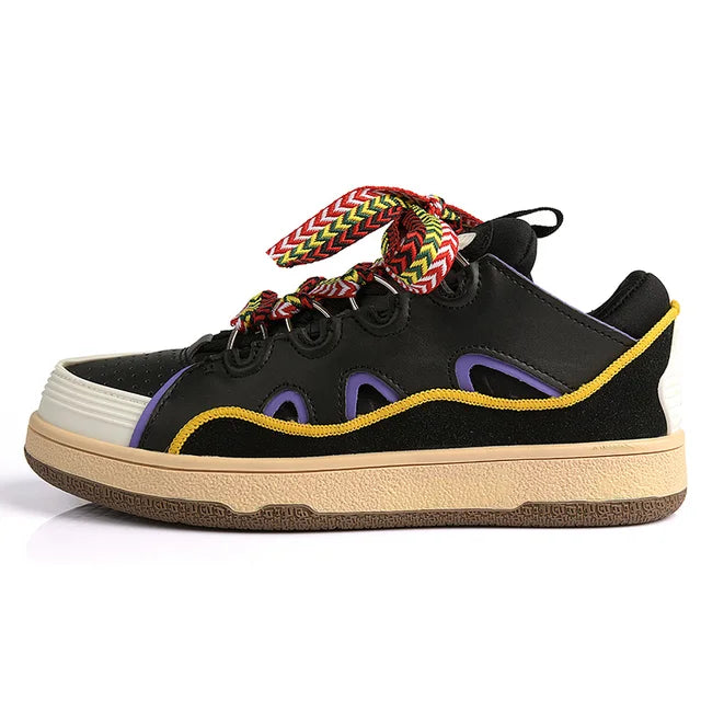 Sneakers Donna in Pelle Scamosciata con Stampa Leopardo