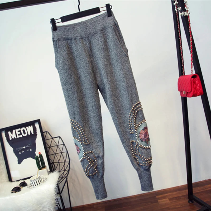 Tuta Embossed Knitwear Street Set