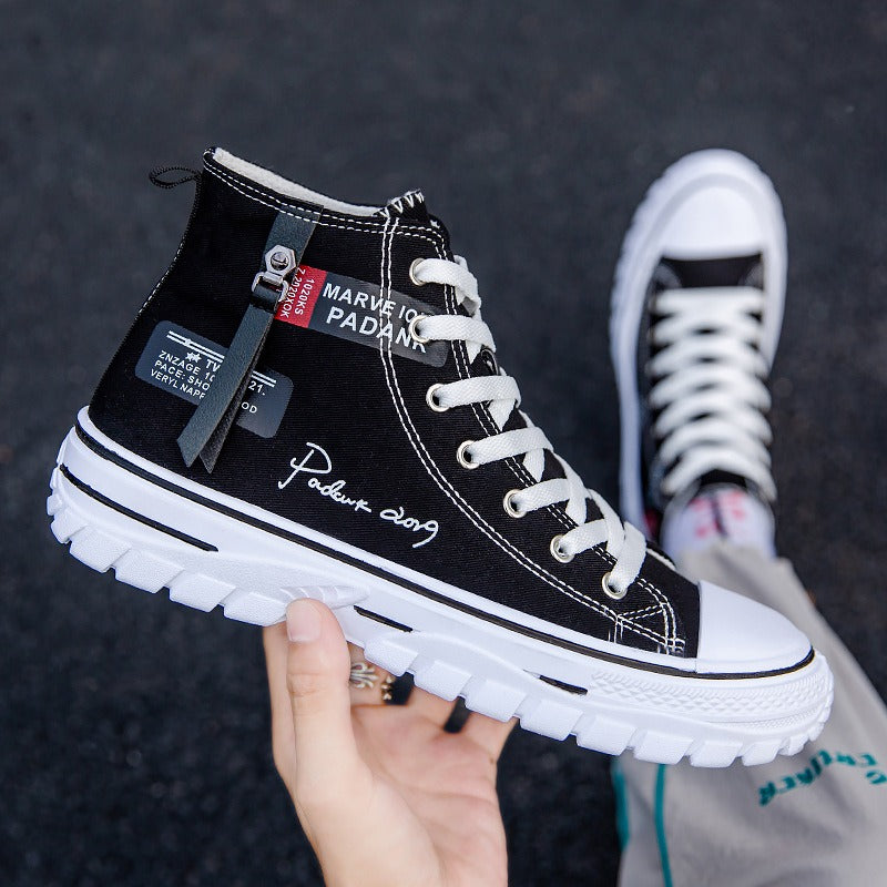 Scarpe Tela Traspirante Uomo Stile Hong Kong