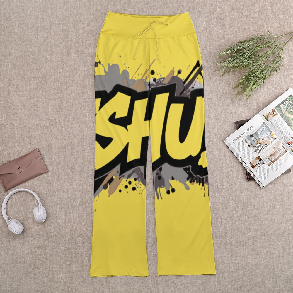 Pantaloni da Yoga JSHub Donna – Comfort e Stile in Bianco e Nero