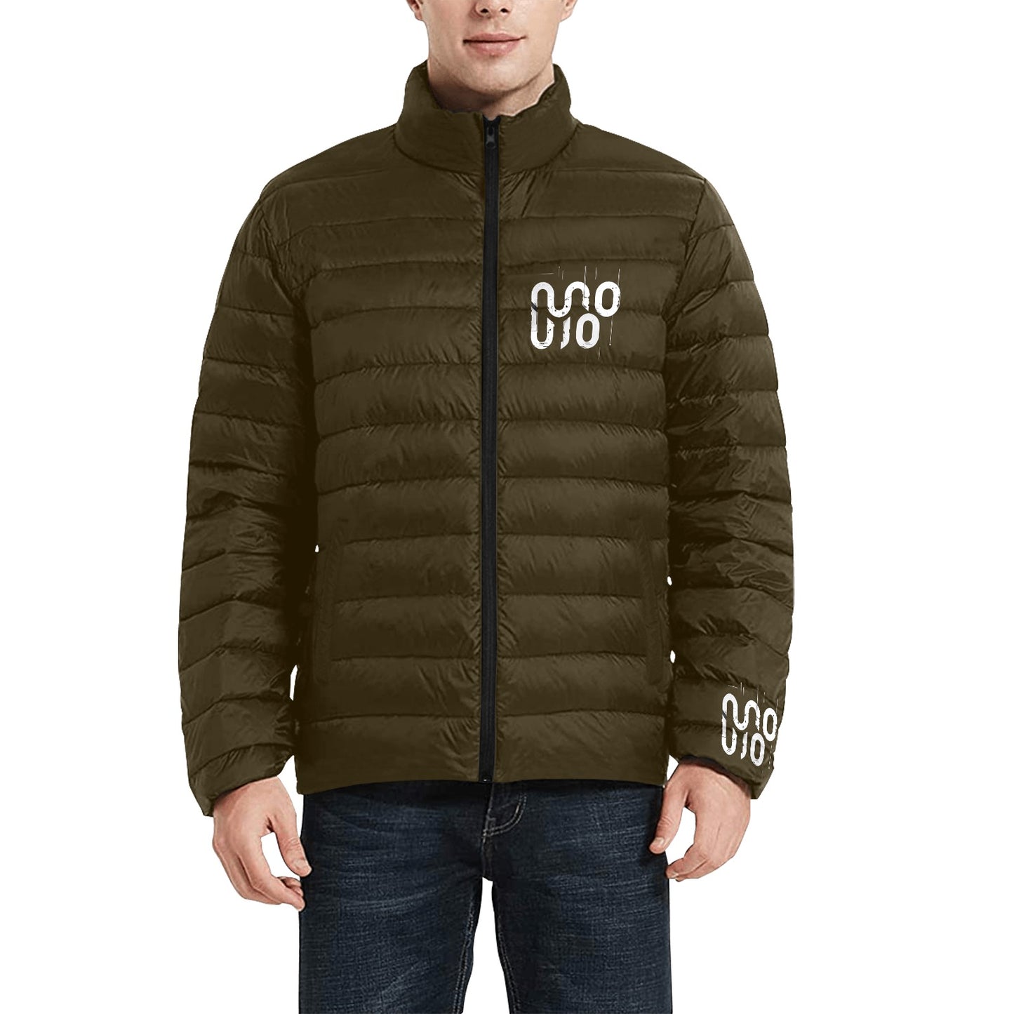 Bomber leggero Urban Soil – Concrete Echoes Marrone Scuro Edizione Limitata Streetwear