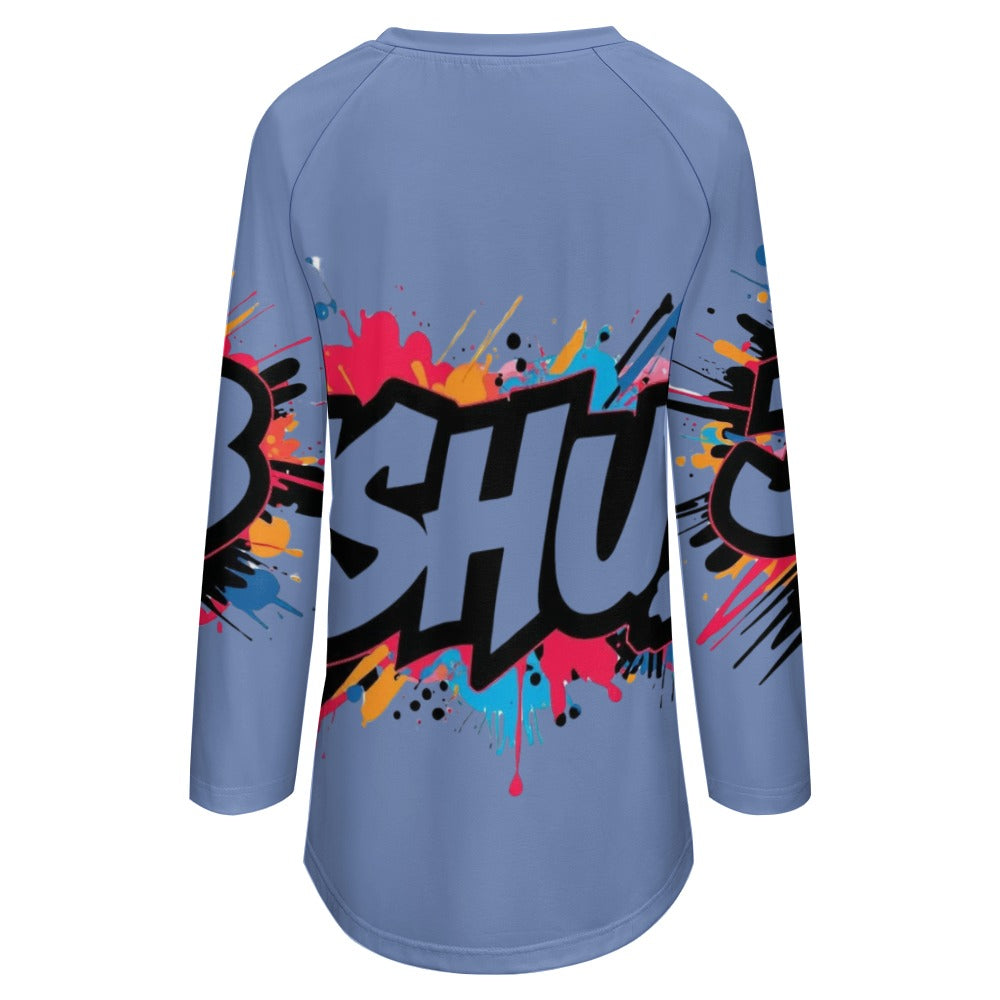 Maglia Unisex JSHub Maniche Raglan – Stile Casual con Contrasti