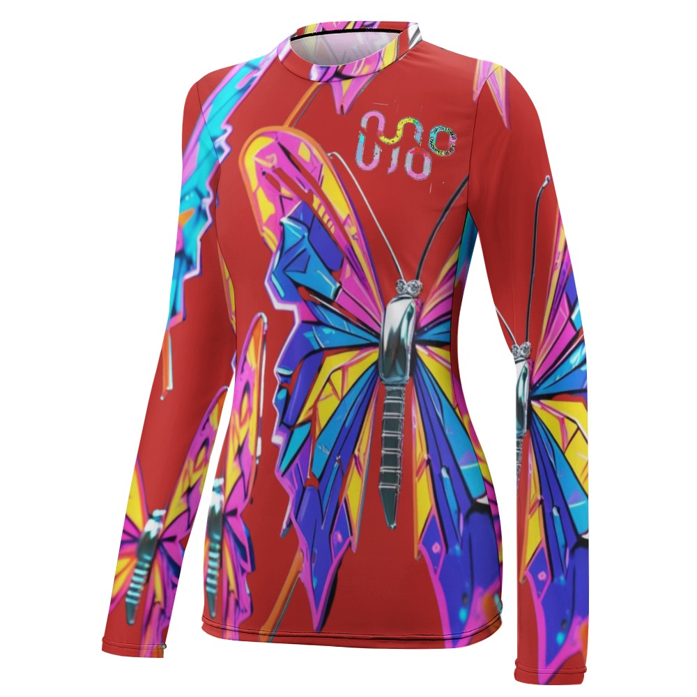 Maglietta donna Wings of Noise maniche lunghe protezione UV – 10 varianti colore