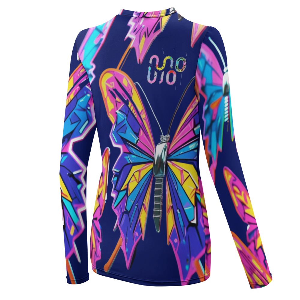 Maglietta donna Wings of Noise maniche lunghe protezione UV – 10 varianti colore