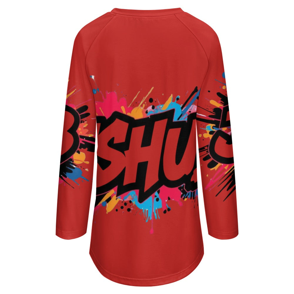 Maglia Unisex JSHub Maniche Raglan – Stile Casual con Contrasti