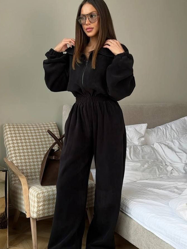Tuta Cozy Zip Essential Donna