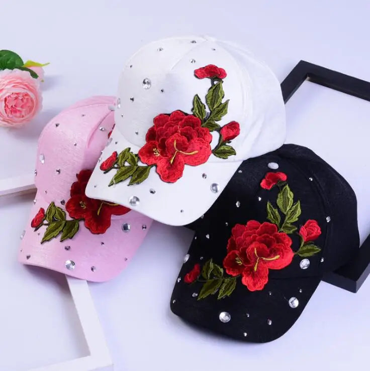 Cappello Baseball Moda Rosa Streetwear
