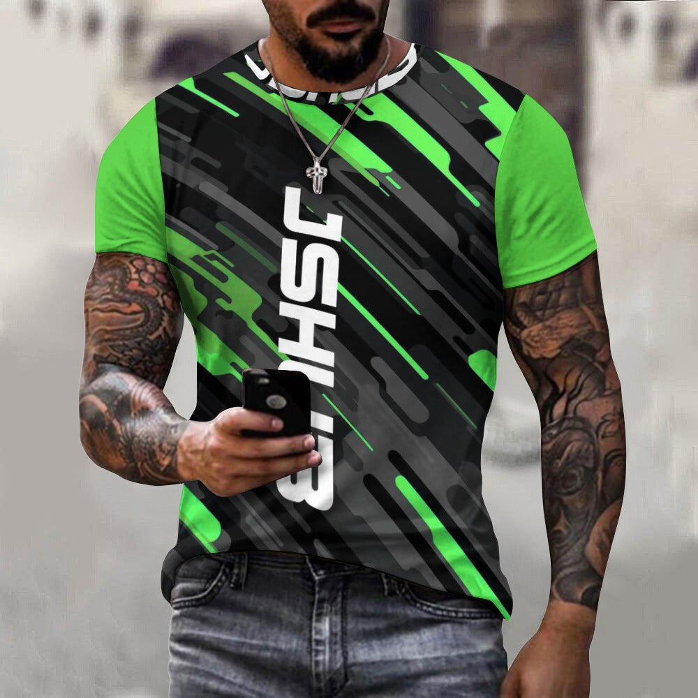 JS HUB Motion Core T-Shirt Uomo Streetwear Cotone Premium