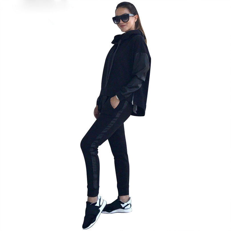 Tuta Street Edge PU Zip – Hooded Set Felpa + Jogger