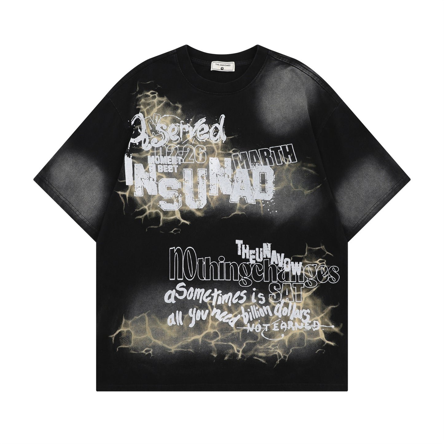 T-shirt Graffiti Numeric Letters