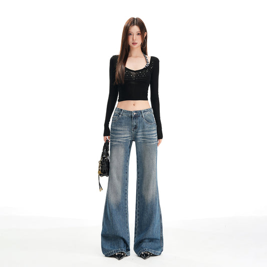 Jeans donna RetroWave Flared Tromba