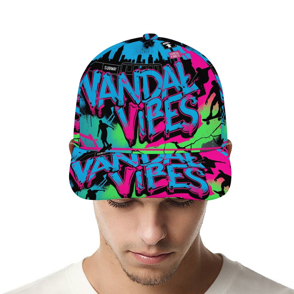 Cappello Vandal Dome  – Visiera curva nero streetwear unisex