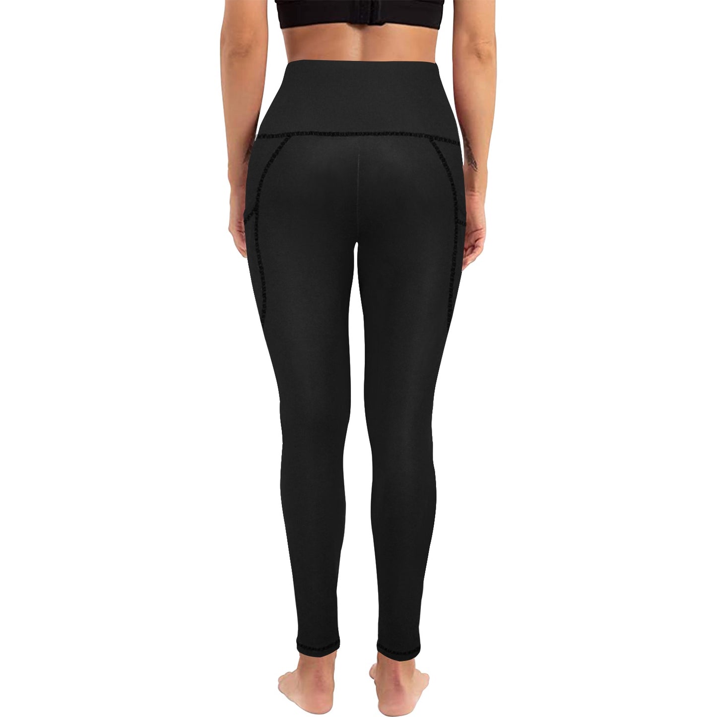 Leggings Donna JSHub All-Over con Tasche – Collezione Urban Streetwear 2025