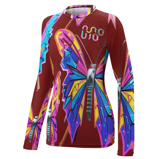 Maglietta donna Wings of Noise maniche lunghe protezione UV – 10 varianti colore