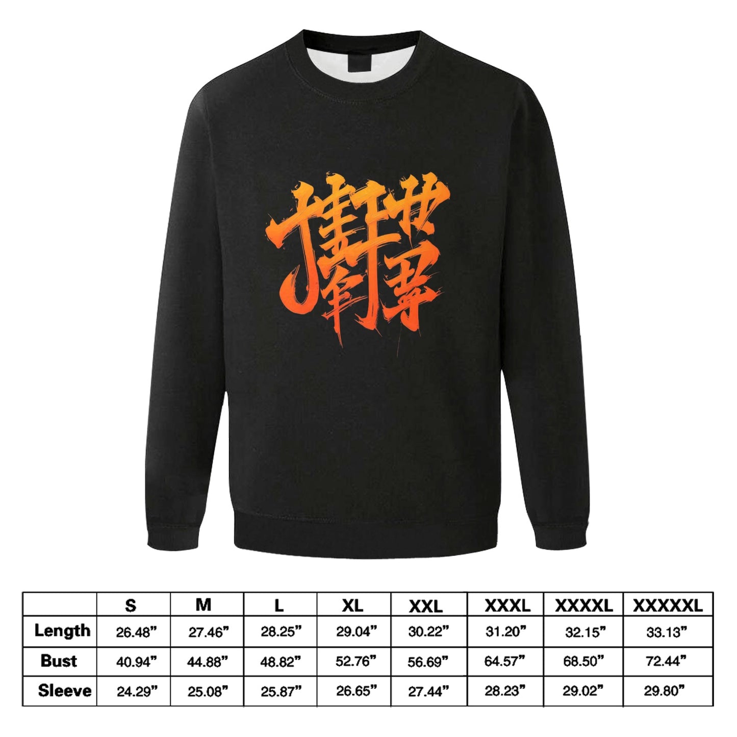 Felpa Uomo "JSPORTS Mono H18 Black-Orange"