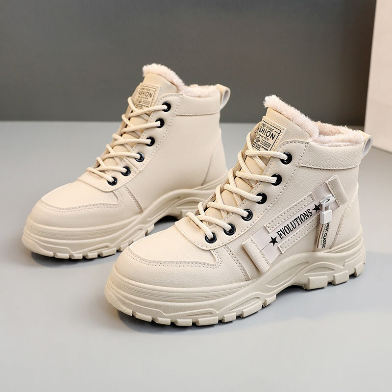 Scarpe invernali PlushKid – Sneakers di Cotone Invernali per Studentesse con Interno in Peluche