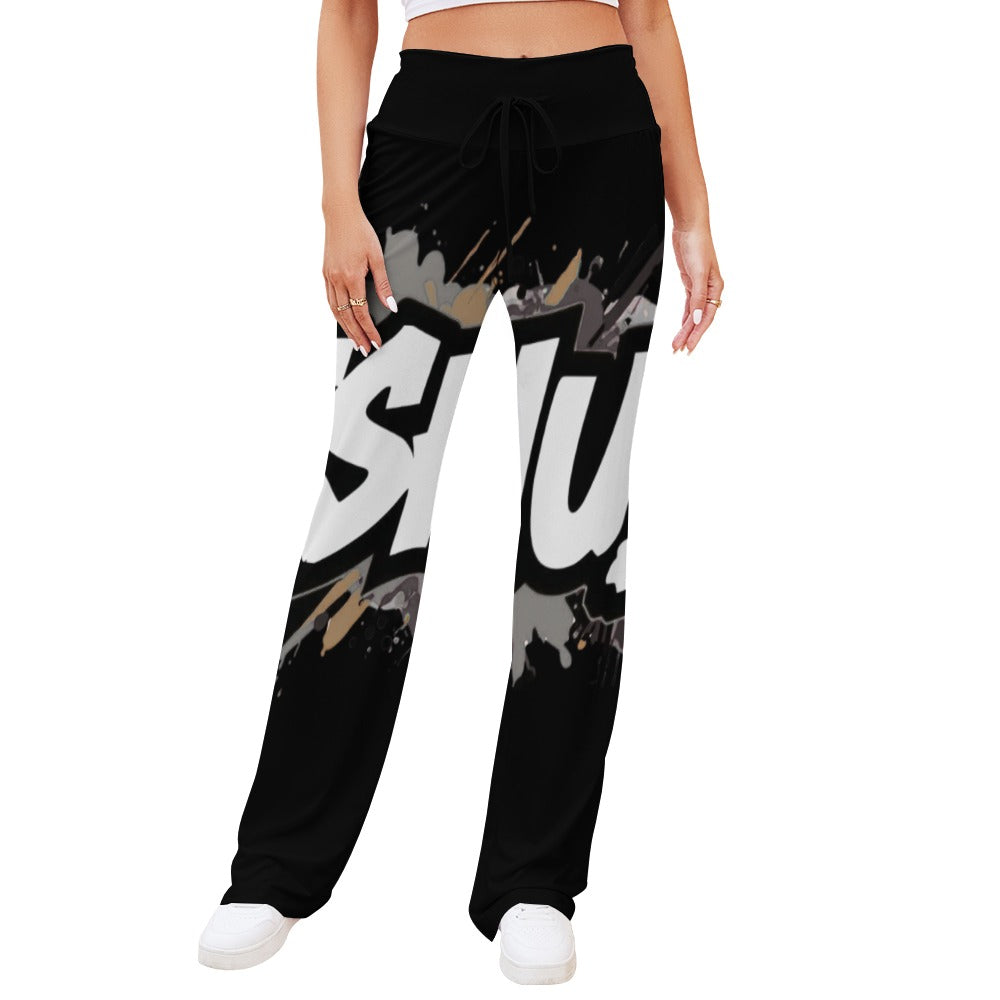 Pantaloni da Yoga JSHub Donna – Comfort e Stile in Bianco e Nero