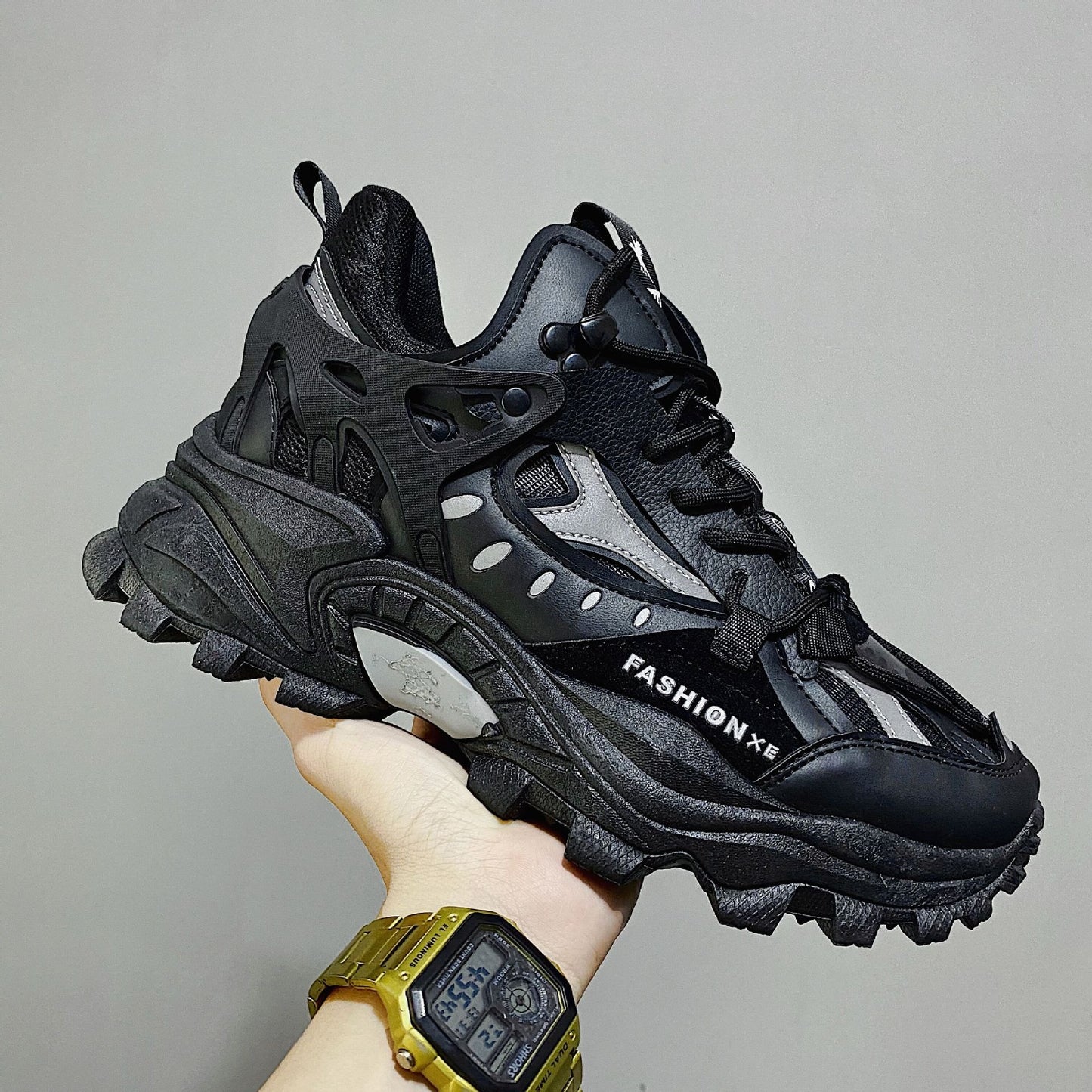 Sneakers Uomo JSHUB Urban Grid SS26 Streetwear Suola Spessa