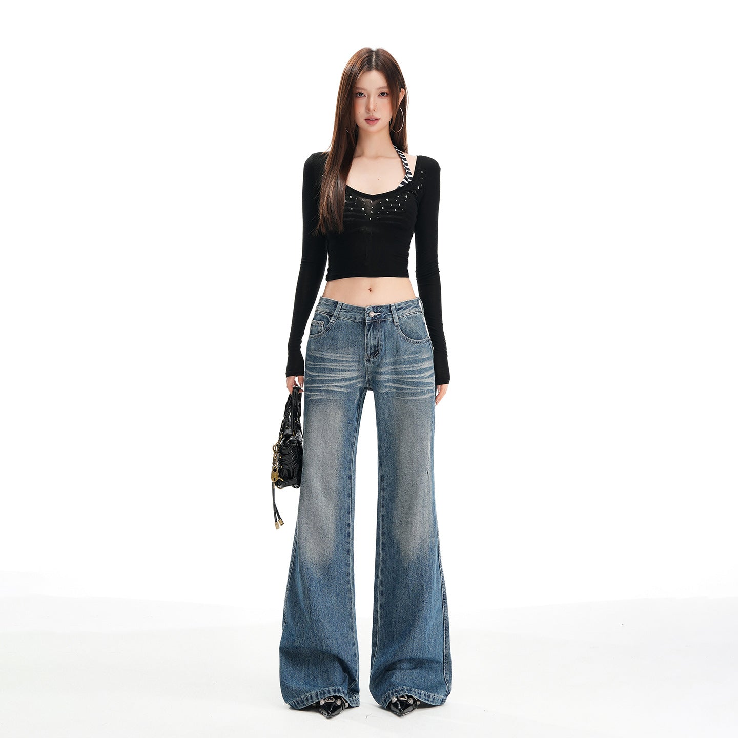 Jeans donna BlueFlare Vintage Trumpet