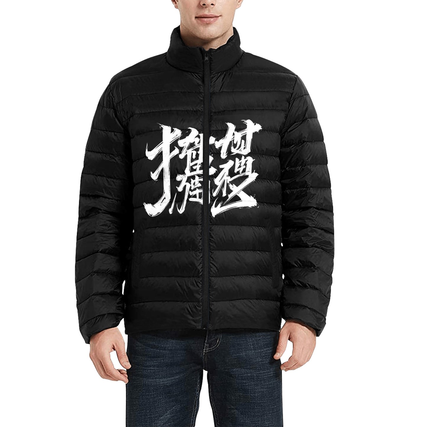 Giacca Bomber Uomo Collezione JSports Mono H24 JSHUB – Monocolore con Scritta Centrale