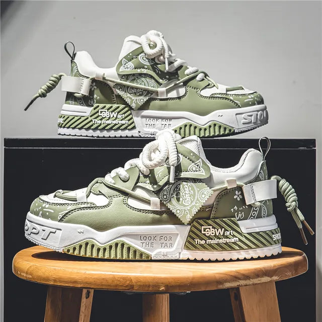 Sneakers Street Glide Scarpe da Tavola Casual Traspiranti Uomo