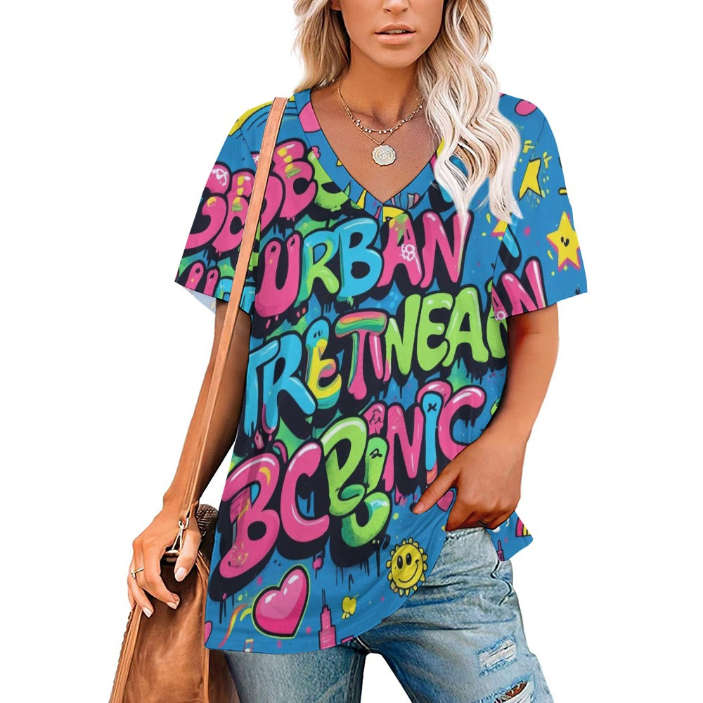 T-shirt Viber Positive – Donna, V-Neck