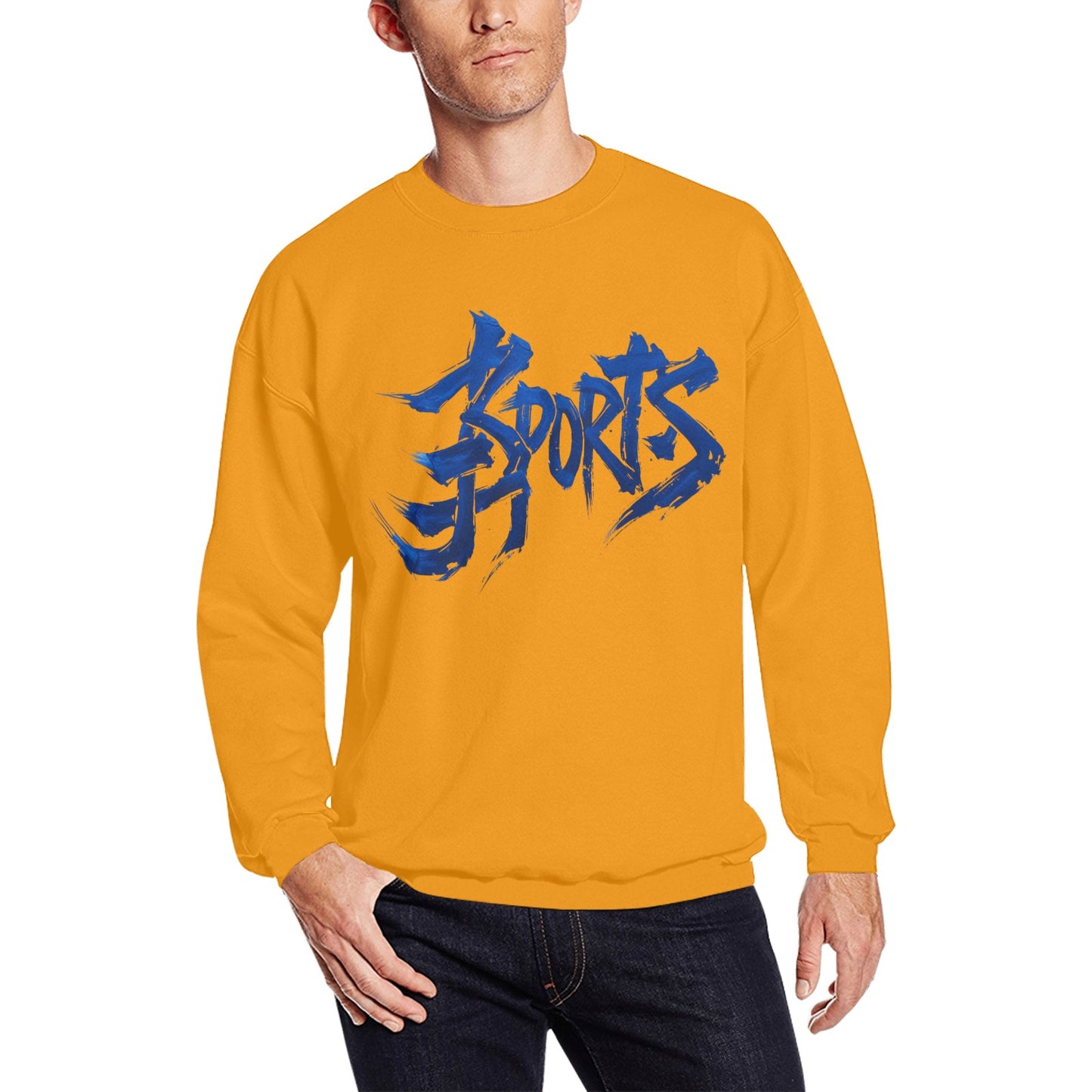 Felpa Uomo "JSPORTS Mono H18 Color Series" – Girocollo