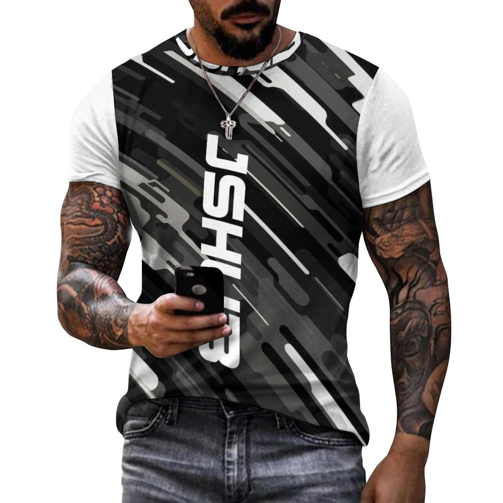 JS HUB Motion Core T-Shirt Uomo Streetwear Cotone Premium