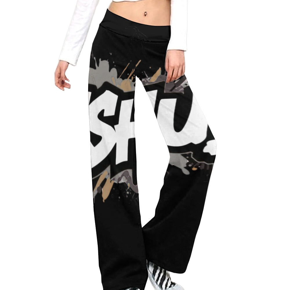 Pantaloni da Yoga JSHub Donna – Comfort e Stile in Bianco e Nero