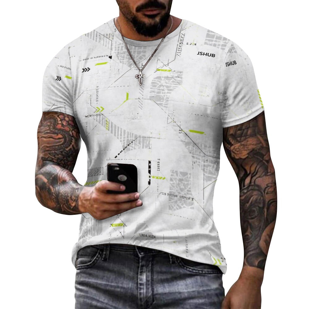 JSHUB Urban Reset Campus | T-Shirt All Over Streetwear Uomo