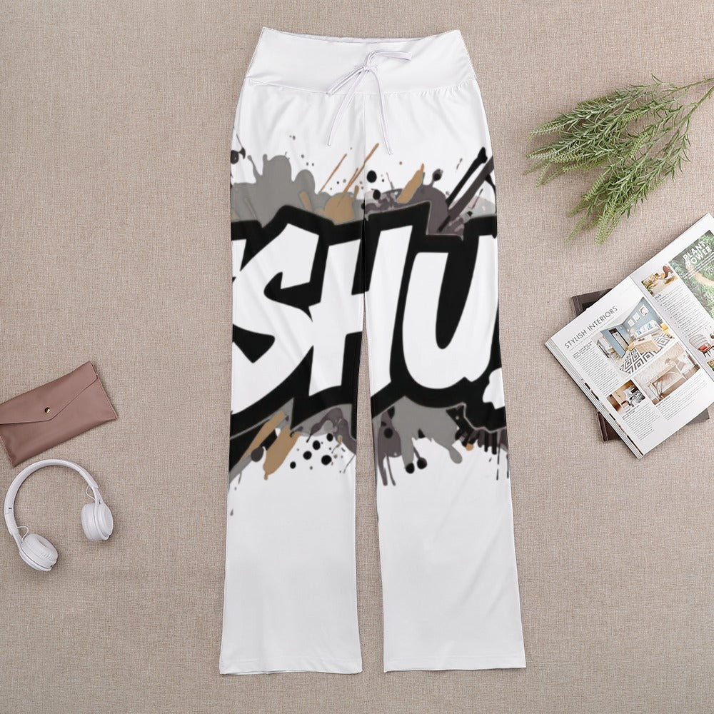 Pantaloni da Yoga JSHub Donna – Comfort e Stile in Bianco e Nero