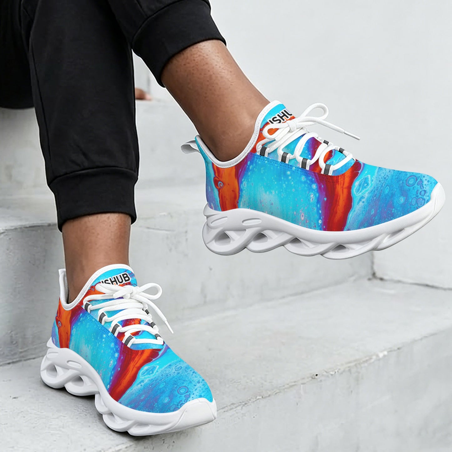 Sneakers Donna JSHUB LunaFlow Ocean Flow – Design Artistico, Leggere e Traspiranti con Suola EVA
