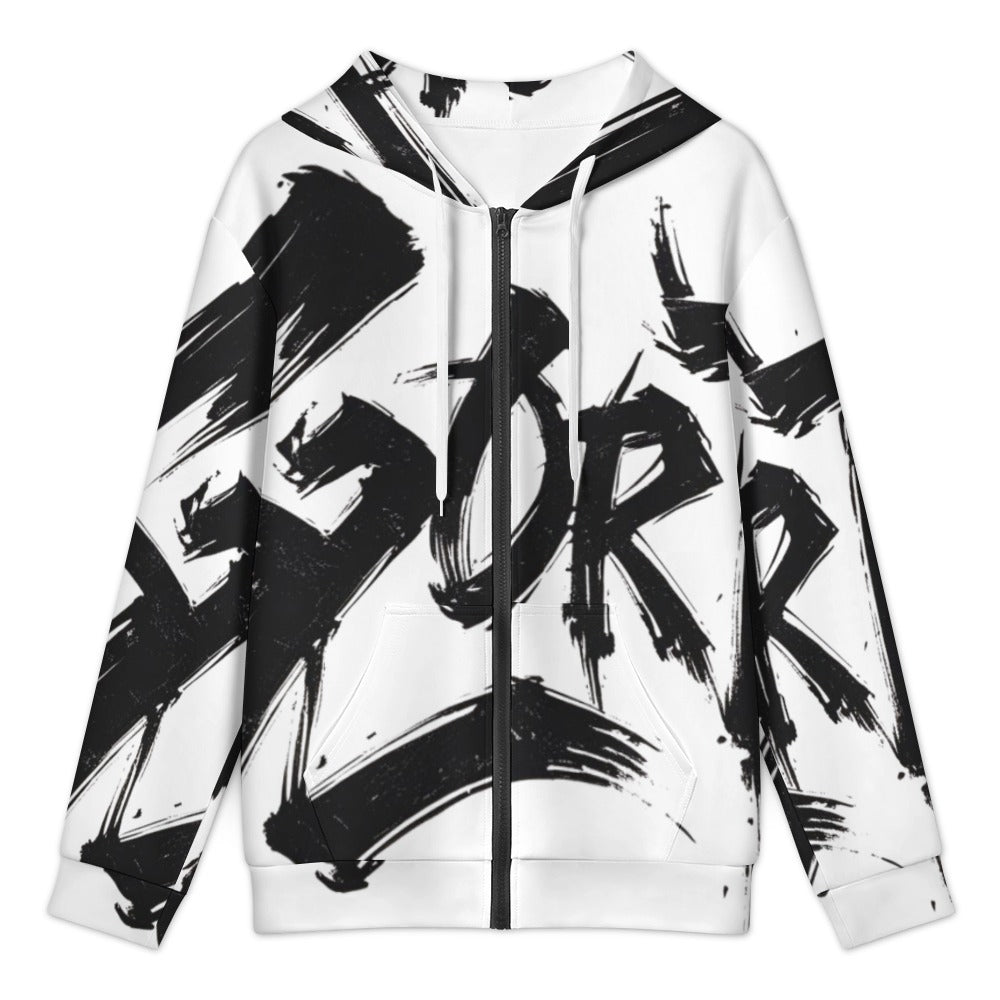 Felpa JSPORTS Momo M01 – Dominio Bianco Nero