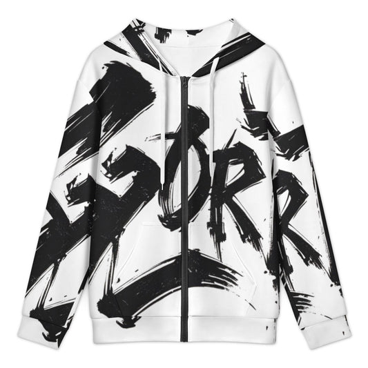 Felpa JSPORTS Momo M01 – Dominio Bianco Nero