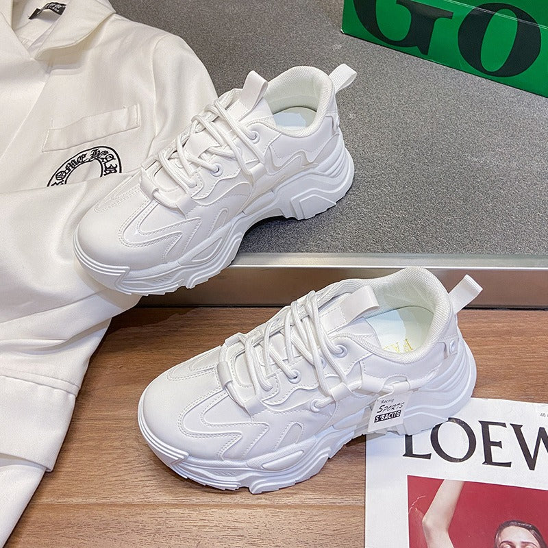 Sneakers InsKorea – Scarpe Sportive Donna con Suola Spessa in Stile Coreano